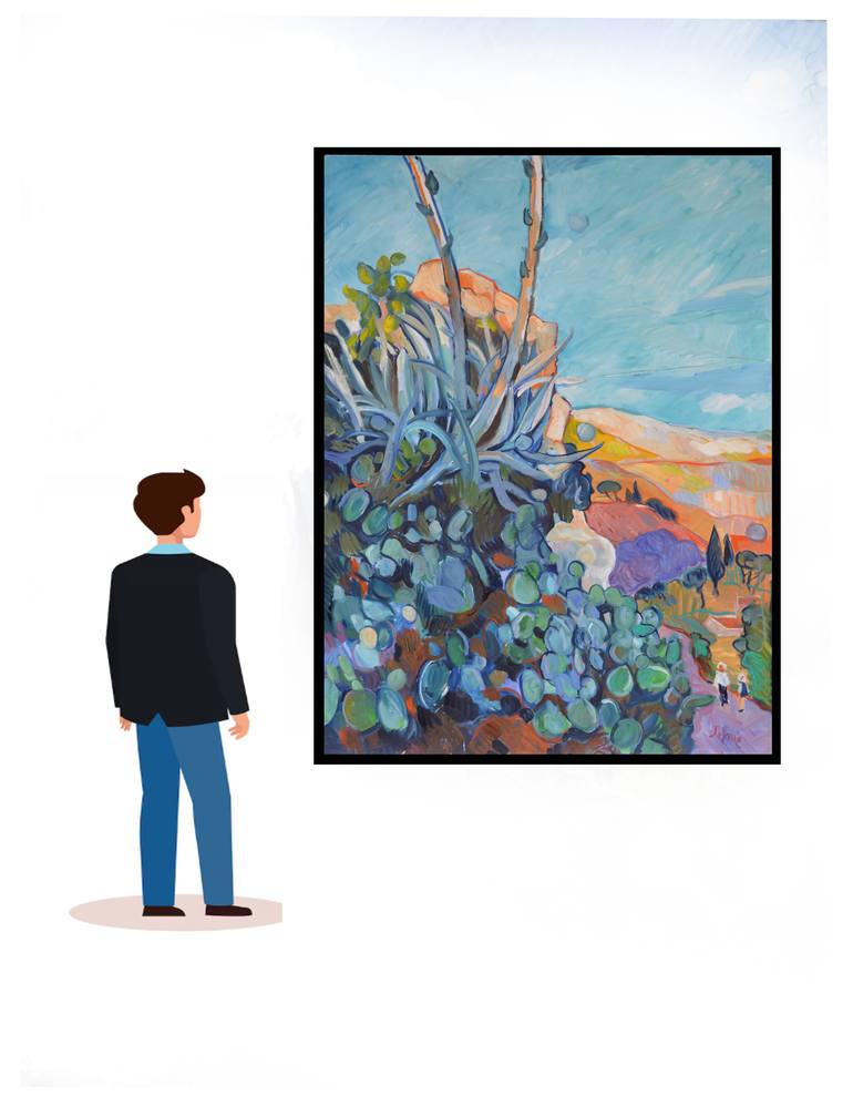 Original Impressionism Landscape Painting by Patrick Marie