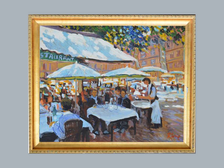 Original Neo-impressionism Cities Painting by Patrick Marie