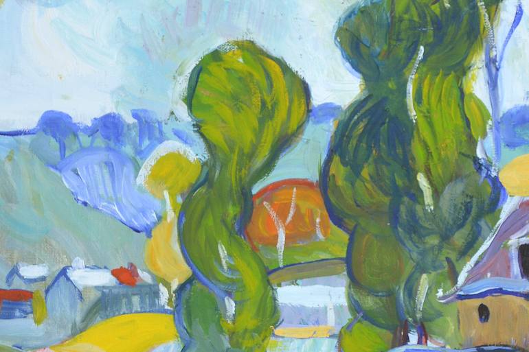 Original Impressionism Landscape Painting by Patrick Marie