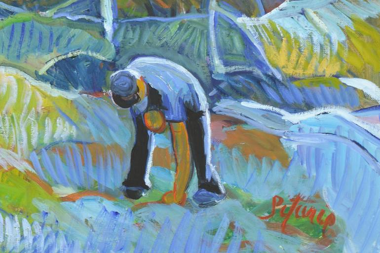 Original Impressionism Landscape Painting by Patrick Marie