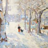 Le village sous la neige by Patrick Marie