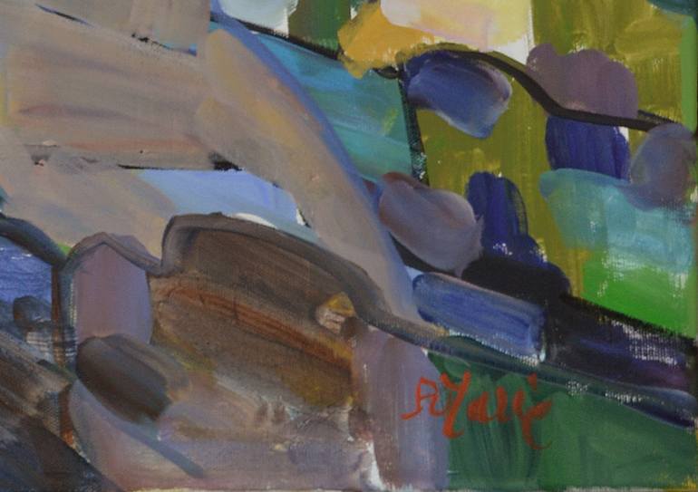 Original Impressionism Landscape Painting by Patrick Marie
