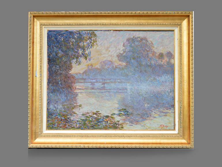 Original Impressionism Landscape Painting by Patrick Marie