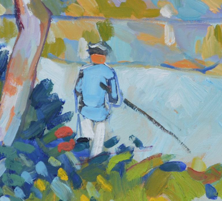 Original Impressionism Landscape Painting by Patrick Marie