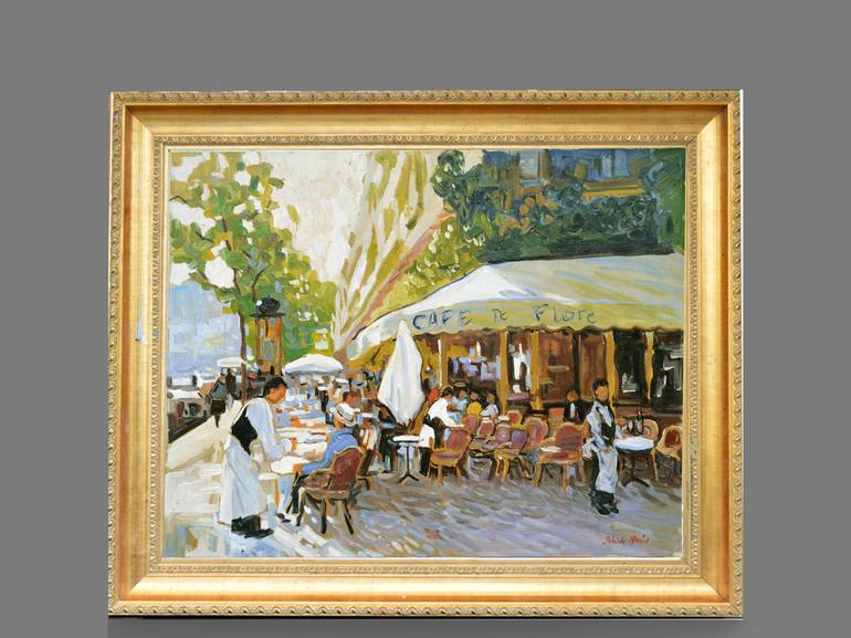 Original Impressionism Cities Painting by Patrick Marie