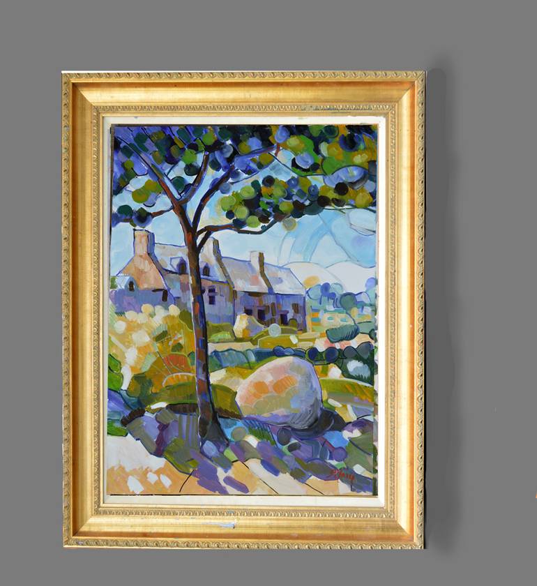 Original Impressionism Landscape Painting by Patrick Marie