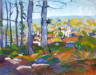 Original Impressionism Landscape Paintings by Patrick Marie