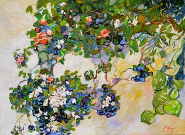 Print of Impressionism Floral Paintings by Patrick Marie