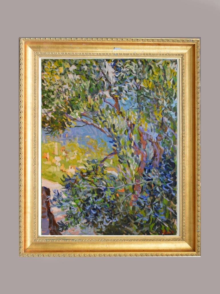 Original Impressionism Landscape Painting by Patrick Marie