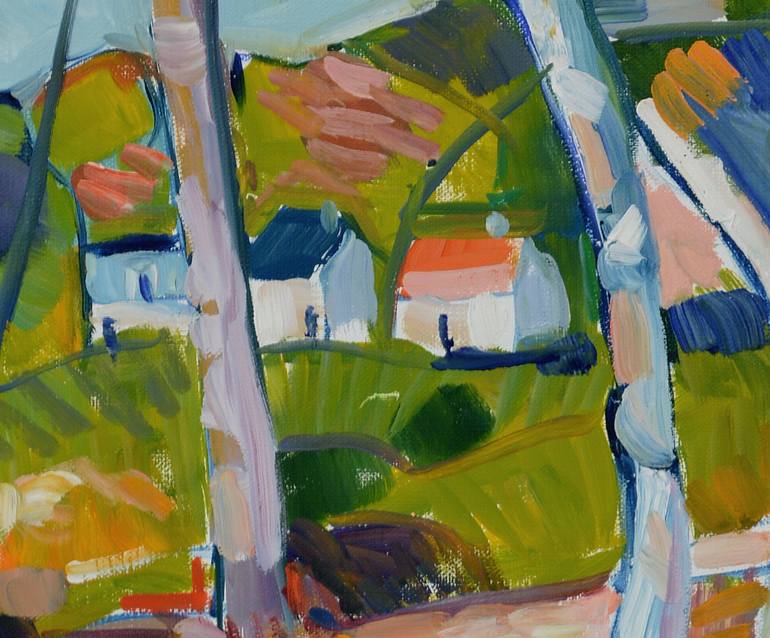 Original Expressionism Landscape Painting by Patrick Marie