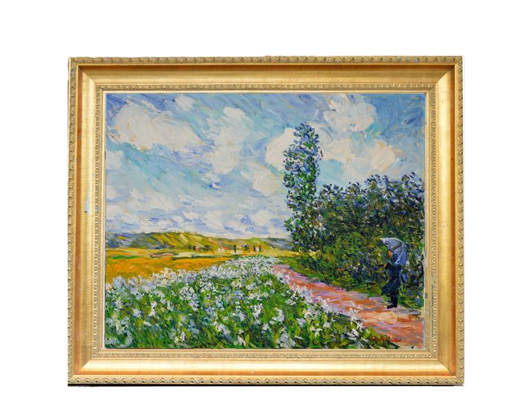 Original Expressionism Landscape Painting by Patrick Marie