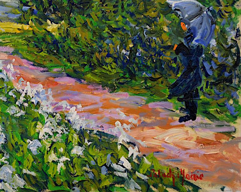 Original Expressionism Landscape Painting by Patrick Marie