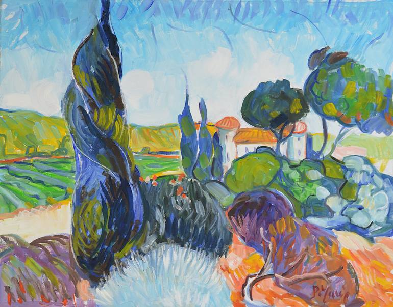 Print of Impressionism Landscape Paintings by Patrick Marie