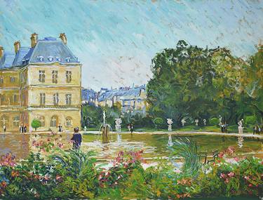 Le jardin du Luxembourg fleuri - Paris thumb