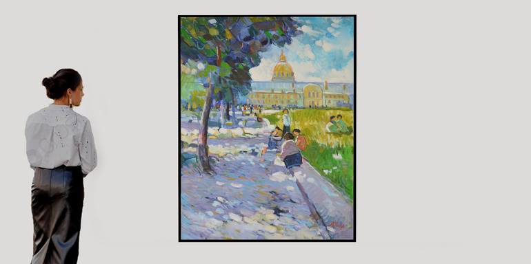 Original Impressionism Cities Painting by Patrick Marie