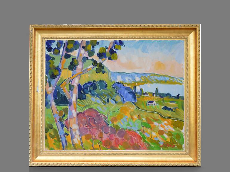 Original Impressionism Nature Painting by Patrick Marie