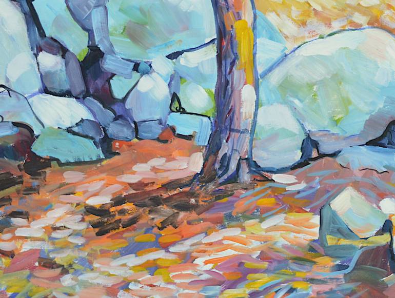 Original Impressionism Nature Painting by Patrick Marie