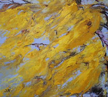 Original Abstract Expressionism Abstract Paintings by Julia Herrero-Utiasheva