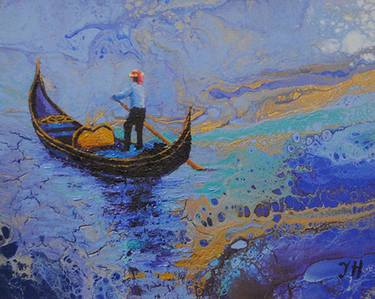 Print of Fine Art Boat Paintings by Julia Herrero-Utiasheva