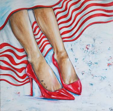 Original Conceptual Fashion Paintings by Natalia Graham