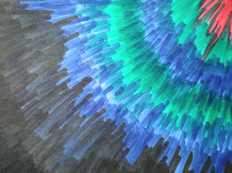 Original Abstract Drawing by Monika Singh