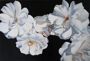 Original Realism Floral Paintings by Yael Lifton