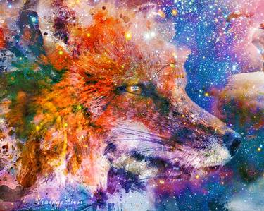 Print of Abstract Animal Mixed Media by Vintage Fiori