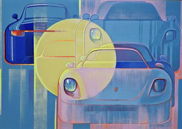 Original Automobile Paintings by Marina Son