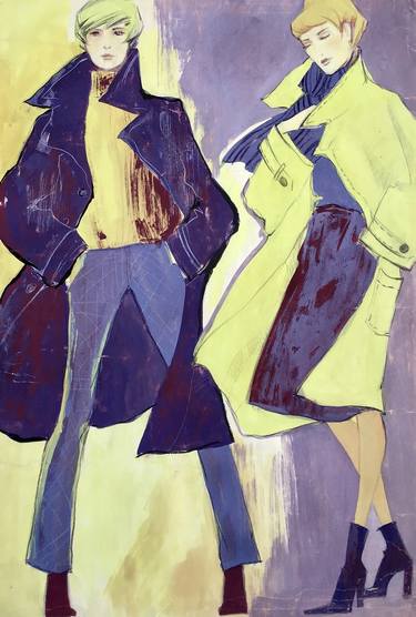 Print of Fashion Paintings by Marina Son