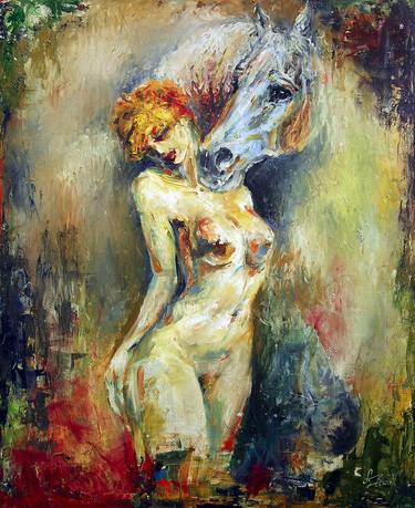 Print of Nude Paintings by Ali Aliyev