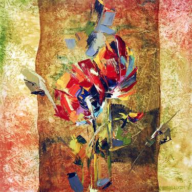 Print of Conceptual Floral Paintings by Ali Aliyev