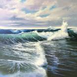 CHENPAT1494 100% hand painted oil painting ocean sea wave seascape art on canvas 