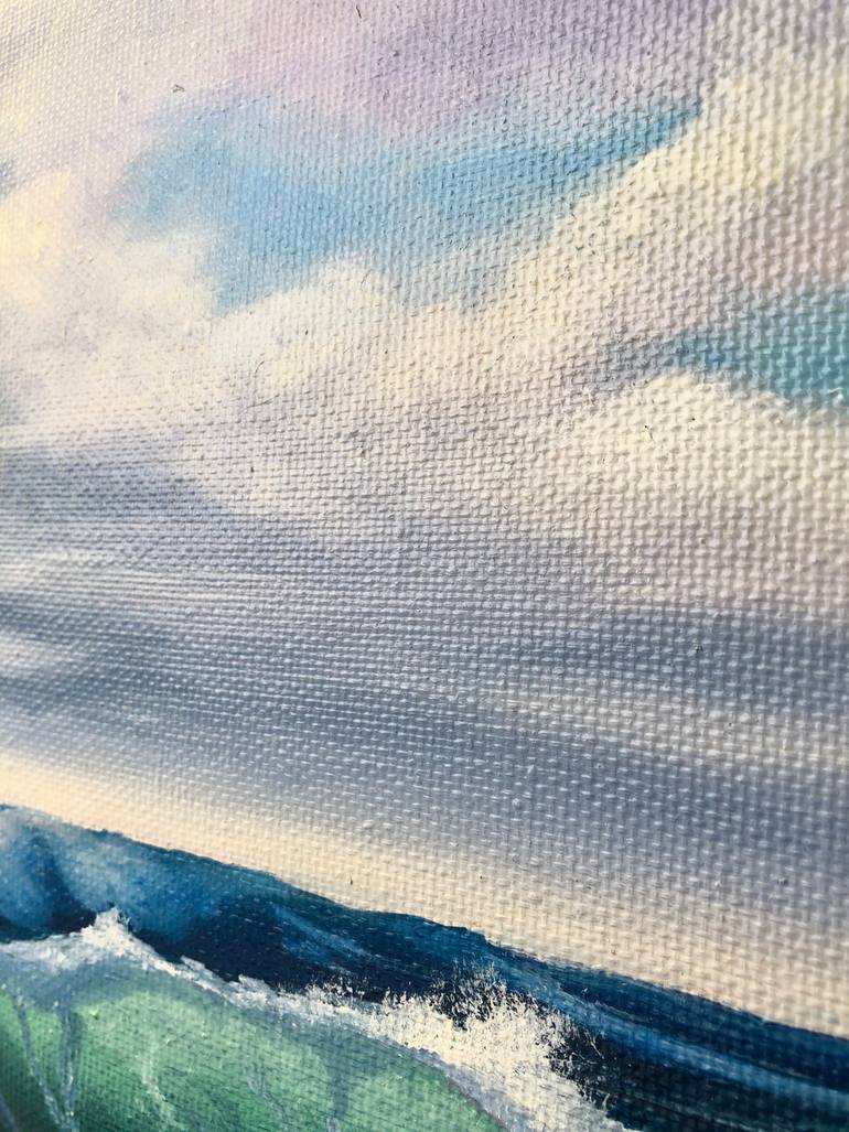 Original Realism Seascape Painting by Amala Statina