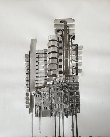 Original Architecture Paintings by Denise Barnard