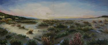 Original Impressionism Landscape Painting by Kristina Kurilionok
