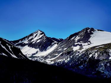 Snowcapped Rockies on Metal (40"W x 30"H) thumb