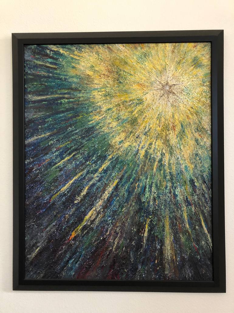 Original Abstract Expressionism Abstract Painting by Alexander Fedotowsky