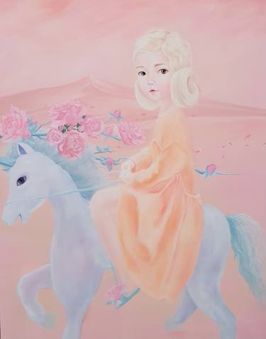 Original Pop Art Fantasy Paintings by eunjoo kim