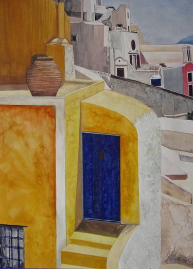 Original Travel Paintings by Caron Sloan Zuger