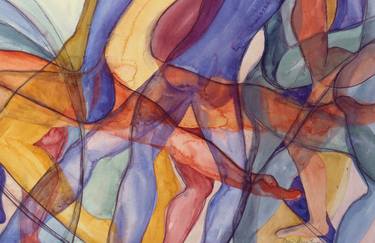Original Abstract Performing Arts Paintings by Caron Sloan Zuger