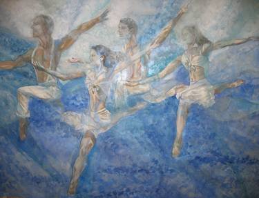 Original Abstract Performing Arts Paintings by Caron Sloan Zuger