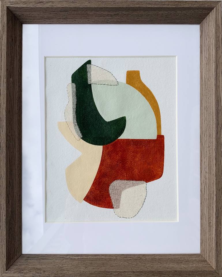Original Abstract Expressionism Abstract Paintings by Ayse Sirin Budak