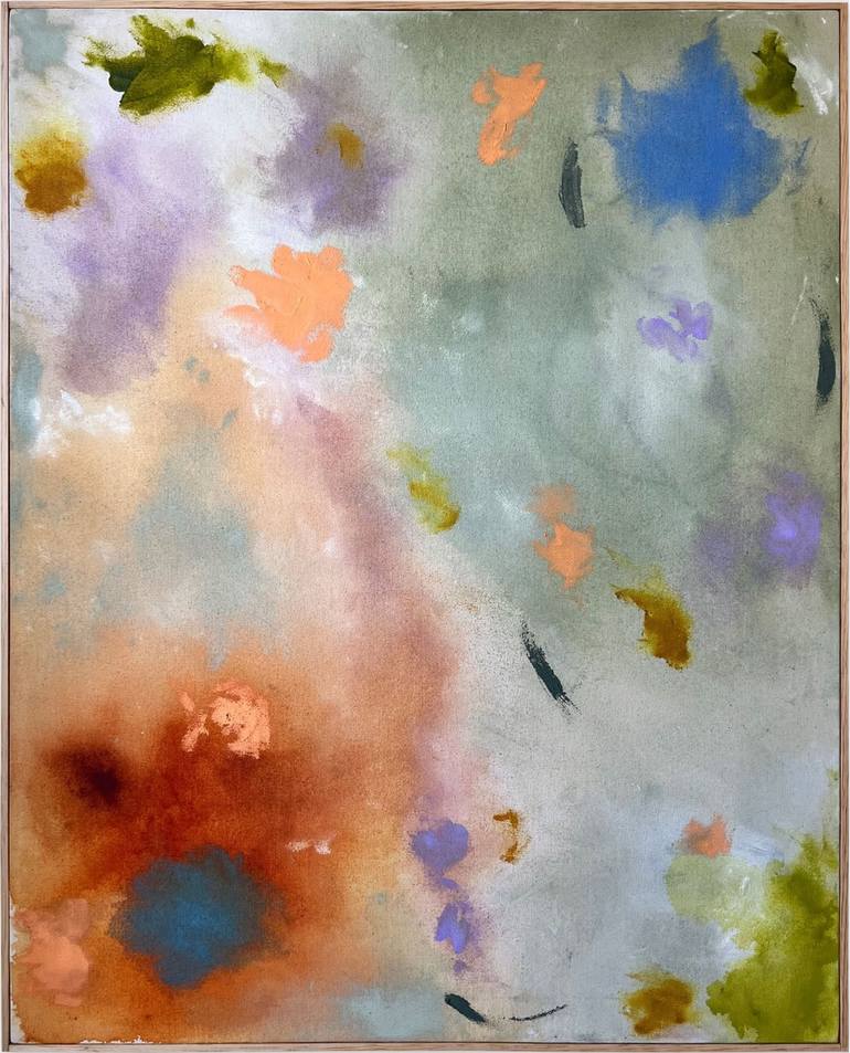 Original Abstract Expressionism Abstract Paintings by Ayse Sirin Budak