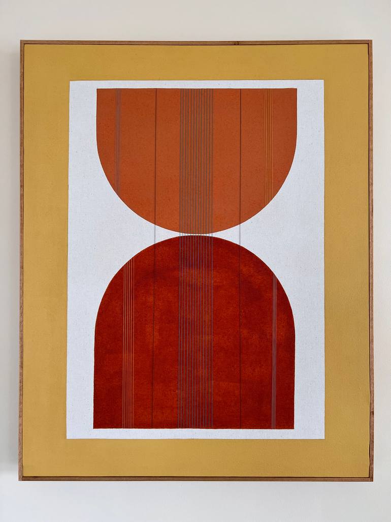 Original Abstract Expressionism Abstract Painting by Ayse Sirin Budak