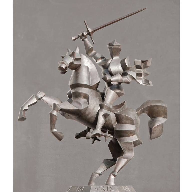 Sculpture. Knight - Vytis - Print
