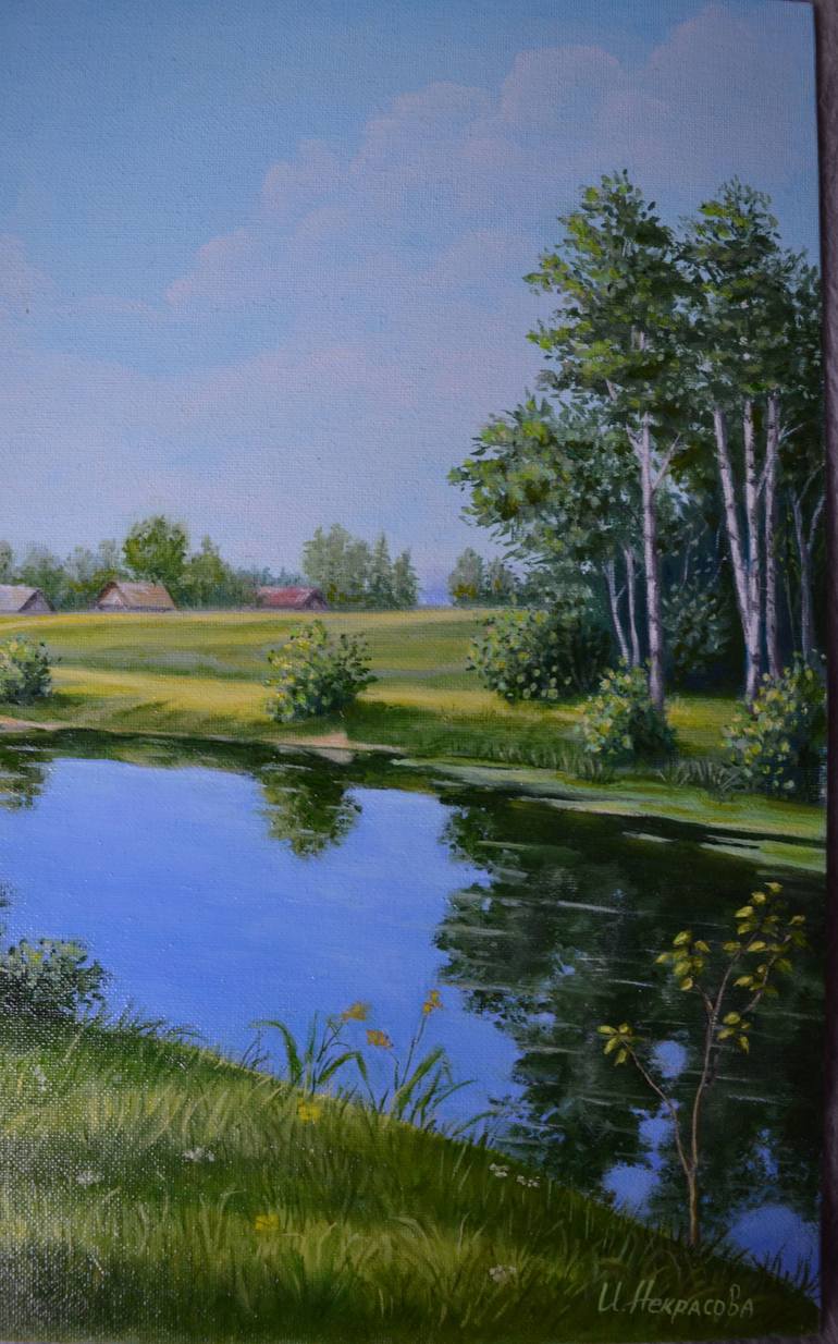 Original Fine Art Landscape Painting by Irina Nekrasova