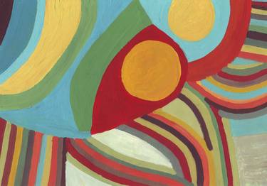 Original Abstract Painting by Alicja KłYś