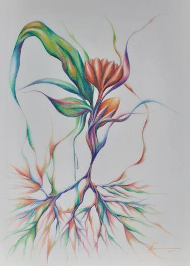 Print of Figurative Botanic Drawings by Isis Quaresma