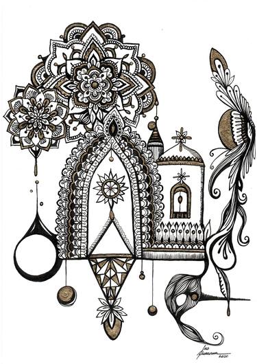 Print of Architecture Drawings by Isis Quaresma