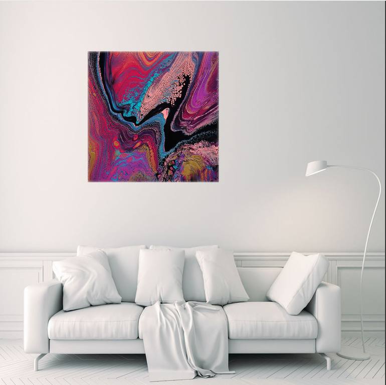 Original Abstract Painting by Laurence PIERRAT